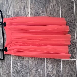 RACHEL Rachel Roy Pleated Skirt Size XS Coral/orange